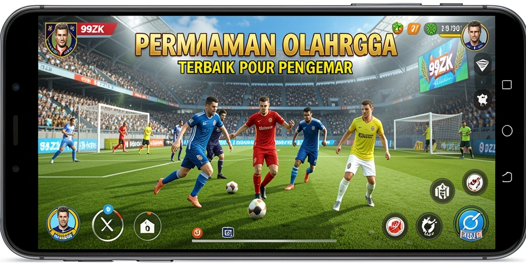 Gameplay seru 99ZK dengan aksi olahraga yang mendebarkan.