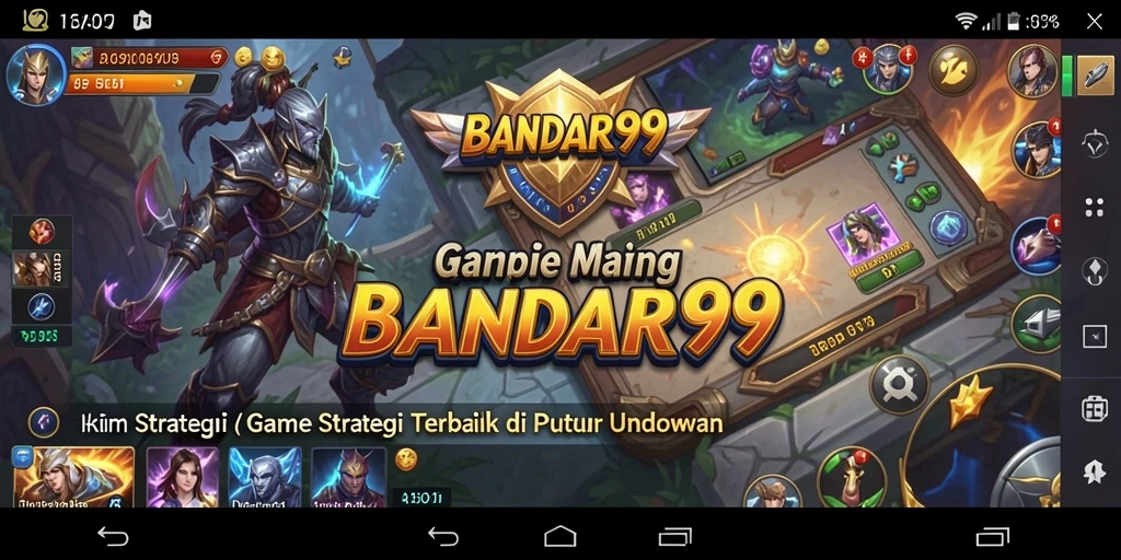 Tampilan menakjubkan dari gameplay BANDAR99 yang mendebarkan.