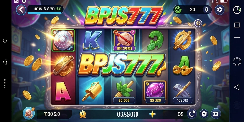 Screenshot gameplay BPJS777 menampilkan kegembiraan saat bermain Slot.