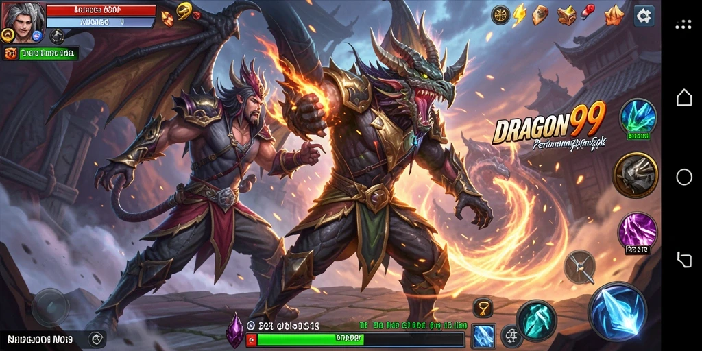 Gameplay seru dan mempertunjukkan pertarungan karakter ikonik.