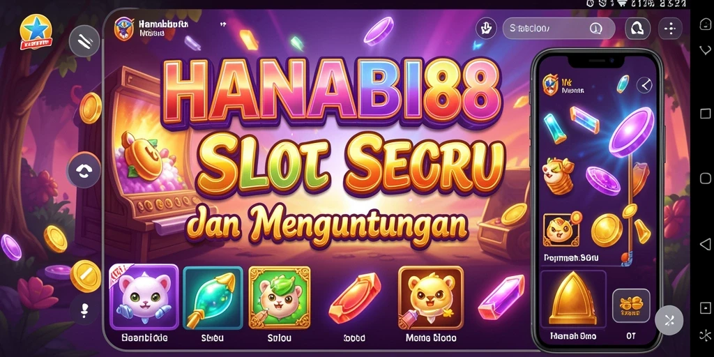 Tampilan menarik dari gameplay HANABI88 yang penuh warna.