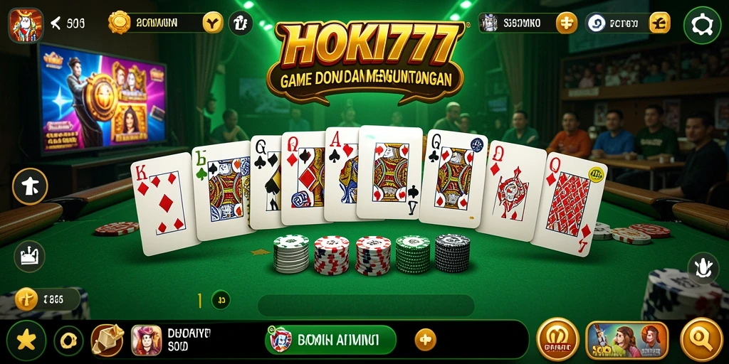 Tampilan gameplay HOKI777 yang menarik dan seru.