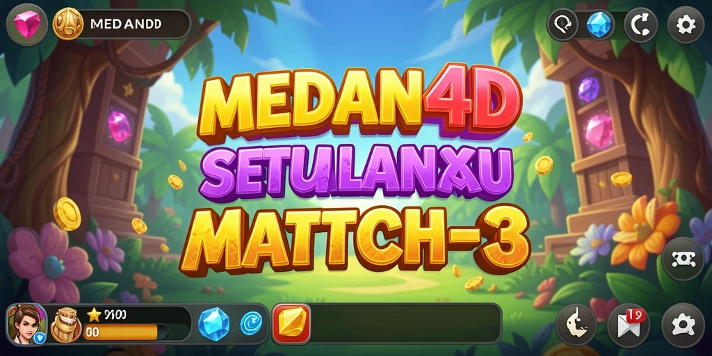 Tampilan gameplay seru dan penuh warna di MEDAN4D.