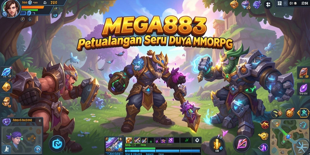 Gameplay seru MEGA888 dengan berbagai karakter dan dunia fantasi.