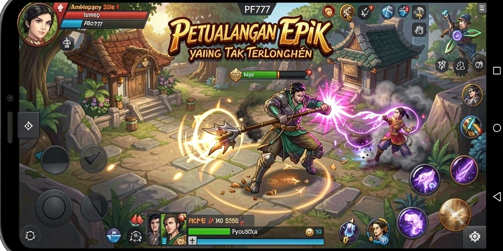 Tampilan gameplay PF777 yang seru dan menantang.