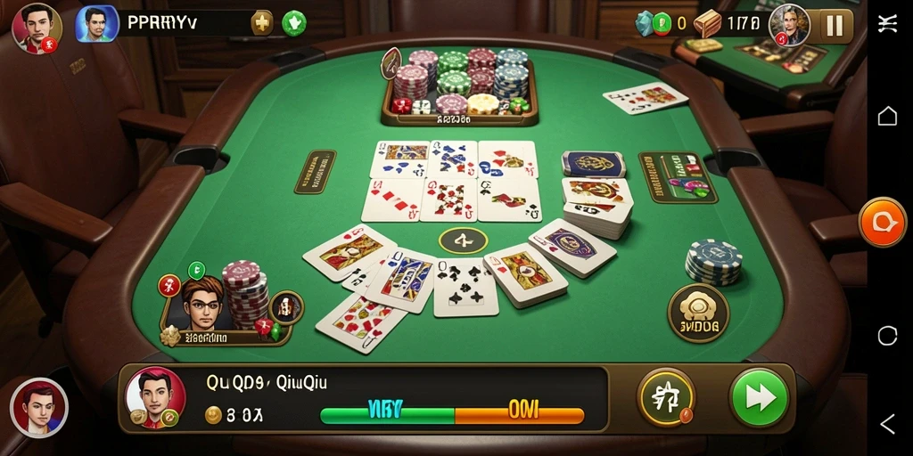 Tampilan gameplay QiuQiu yang menarik di PPRRYY.