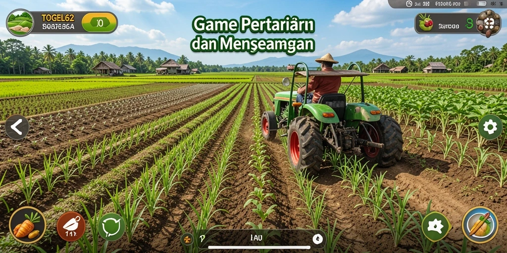 Tampilan gameplay TOGEL62 yang menarik dalam pertanian.